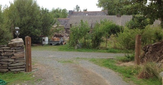 Rear gate looking in