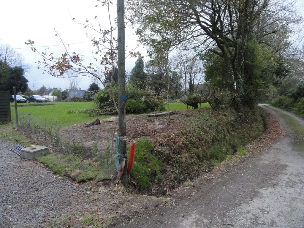 South Granary Boundary In Progress From North