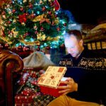 Christmas Gift Opening in Brittany France