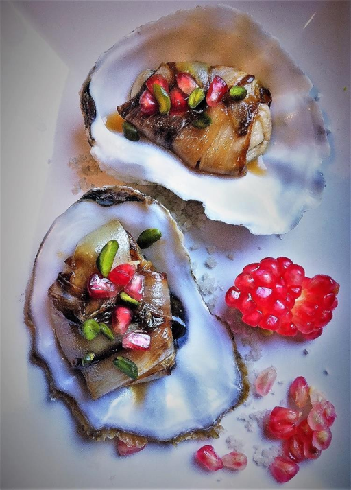 Chef-Burnell-Private-Chef-in-Brittany Cooked Oysters by Chef Burnell Private Chef for Gites de Kergudon in Brittnay