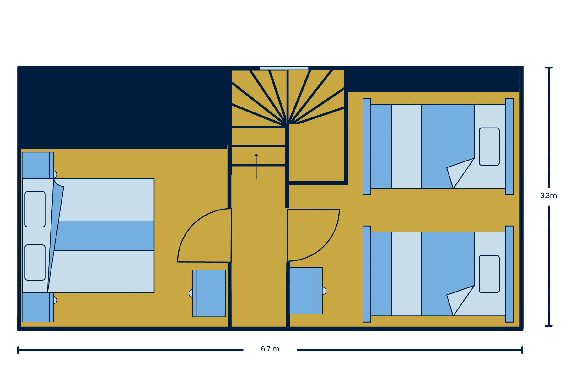 Plan-du-deuxieme-etage-du-gite-Granary