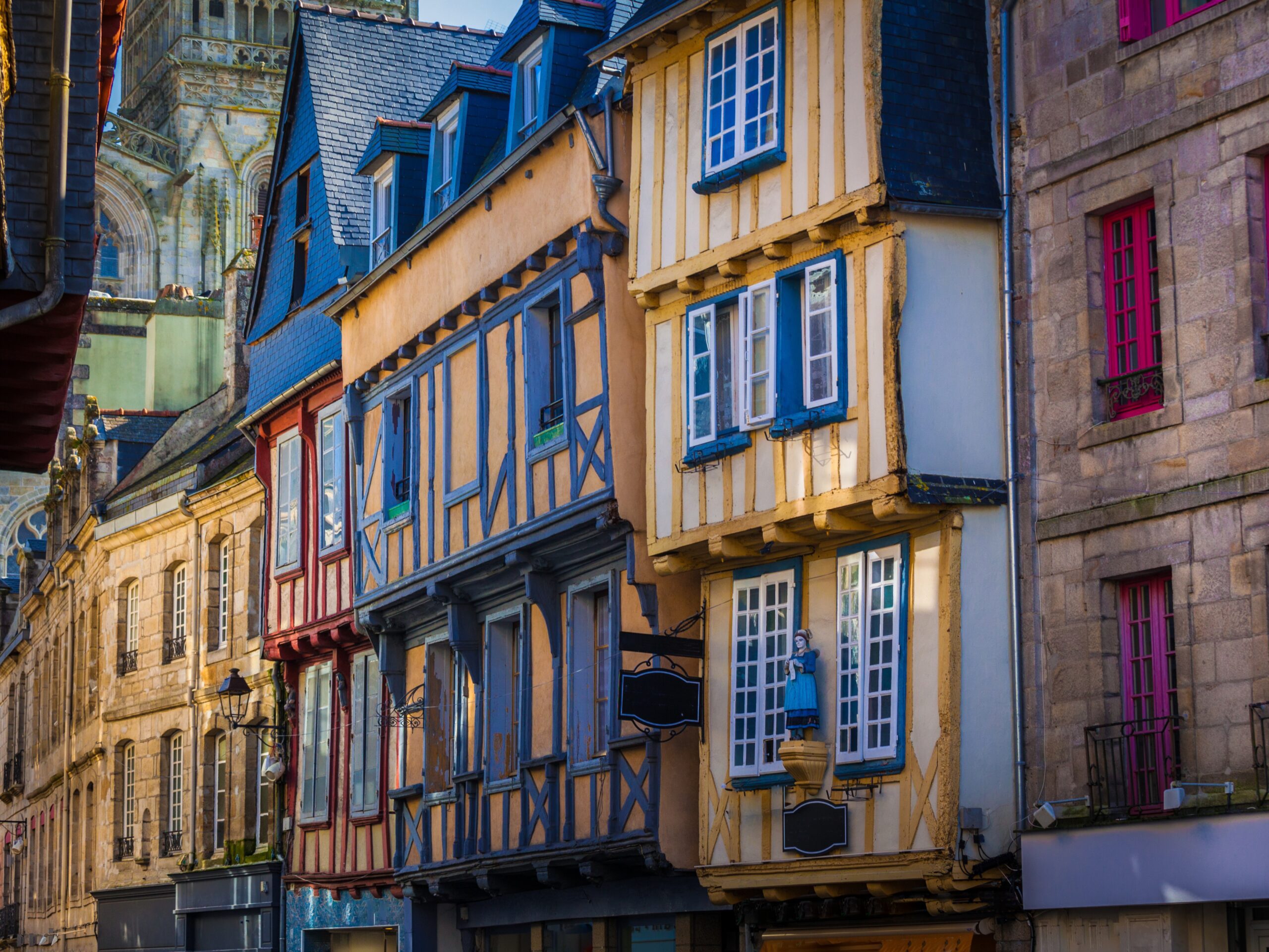 Ville de Quimper dans le Finistere