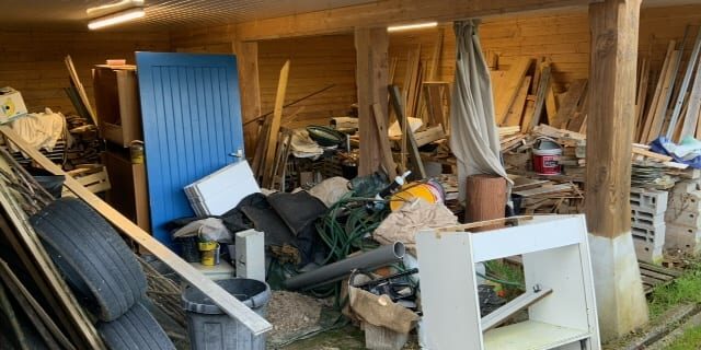 Garage central bays have become a bit of a dumping ground