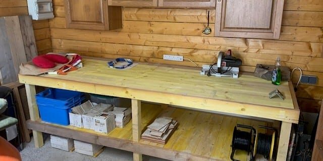 New garage workbench