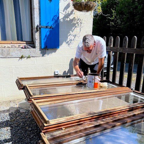 Staining Granary Windows